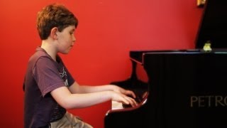 AweInspiring 9YrOld Piano Prodigy [upl. by Jaimie]