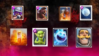 30 best hog cycle deck gameplay ClashRoyale [upl. by Kath]