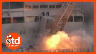 1982 Falklands War  Lethal Air Attacks On British Ships [upl. by Graniah921]