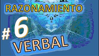 Test psicotecnico  6 RAZONAMIENTO VERBAL Resueltos y explicados [upl. by Aniara]