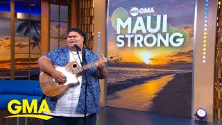 ‘American Idol’ winner and Hawaiian Iam Tongi performs Starting All Over Again l GMA [upl. by Mosenthal]