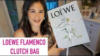 LOEWE FLAMENCO CLUTCH BAG Bougie on a Budget  Sam Loves [upl. by Rosy685]