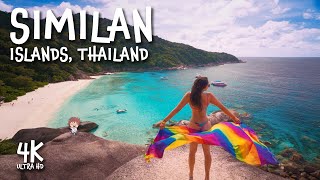 Amazingly Beautiful SIMILAN ISLANDS Thailand 4K Relaxing Tour [upl. by Addison808]