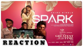 Spark Lyrical Video Reaction  The GOAT  Thalapathy Vijay  Venkat Prabhu  Yuvan Shankar Raja [upl. by Gordan399]