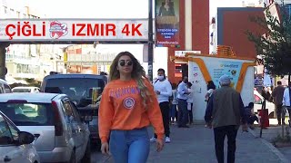 4K Izmir Turkey 🇹🇷 ÇİĞLİ Walking Tour 5 October 2021 [upl. by Ania214]