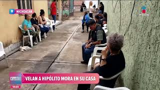 Así lució el funeral de Hipólito Mora  Noticias con Crystal Mendivil [upl. by Repsag398]