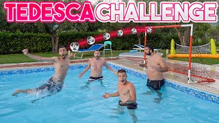 ⚽ TEDESCA FOOTBALL CHALLENGE in PISCINA con gli ELITES [upl. by Krefetz624]