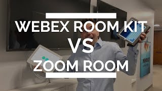 Tech Talk Cisco Webex Room Kit vs Zoom Room [upl. by Anihsak483]