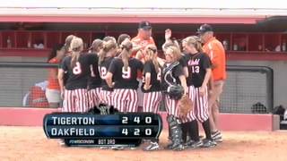 2012 WIAA Softball Division 4 Championship Oakfield vs Tigerton [upl. by Erlene]