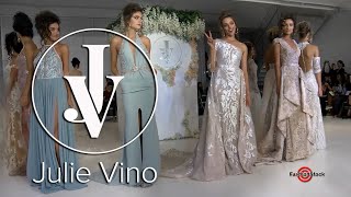 JULIE VINO Bridal 2018 Collection  NY BRIDAL Fashion Week Couture Wedding Gowns  EXCLUSIVE 2018 [upl. by Ykcin168]