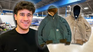 I FOUND MY FIRST CARHARTT JACKET AT THE THRIFT [upl. by Nera]