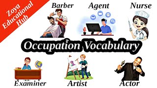 vocabulary  Occupation Vocabulary  Easy Vocabulary With Proper Meanings ZoyaEducationalHub [upl. by Selwin]