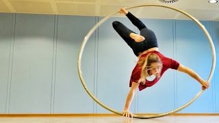 Lea Toran Jenner  Roue Cyr  Cyr Wheel  Demo Be Good Lions Song 2016 [upl. by Ethbinium]