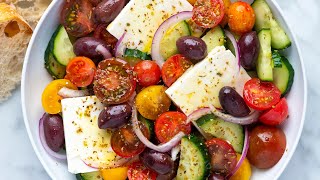 Perfect Greek Salad Recipe [upl. by Andra]