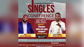 INTERDENOMINATIONAL SINGLES CONFERENCE  WITH JOHN CW  25  02  2023 [upl. by Odlo972]