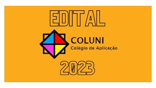 Edital COLUNI 2023 e o que como estudar matemática [upl. by Odlareg]