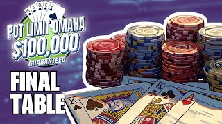 31K To 1st 141440 Pot Limit Omaha Final Table  TCH Live Poker Dallas [upl. by Renckens128]