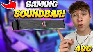 DIE BESTE RGB Soundbar für DEIN GAMING SETUP 40€ Gaming Lautsprecher [upl. by Otis226]