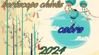 Horóscopo Chinês 2024  Cabra [upl. by Silirama]