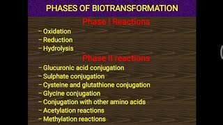 Xenobiotics part 1 Phase 1 reaction [upl. by Papke256]