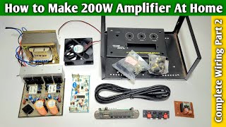 How to Make 200W Stereo Amplifier At Home  हिंदी  Part 2  You Like Electronic [upl. by Odawa613]