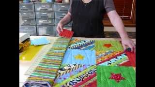 How to prepare Borders for a Quilt as you Go quilt  Quilting Tips amp Techniques 073 [upl. by Zetroc322]