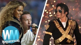 Top 10 Super Bowl halftime show [upl. by Anuayek]