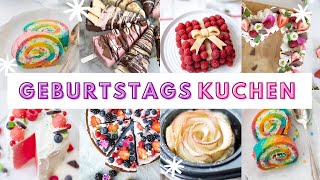 Besondere Geburtstagstorten  Geburtstagskuchen backen  7 KuchenIdeen mit WOWEffekt  TRYTRYTRY [upl. by Fante]