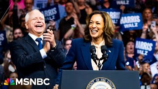 Harris crowd size speaks volumes as Trumps gloomy message loses favor to joy hope messaging [upl. by Ainslee]