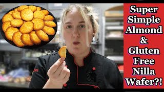 Easy Crispy Almond FreeLow CarbHigh Protein VaNilla Wafers Recipe [upl. by Leinto963]