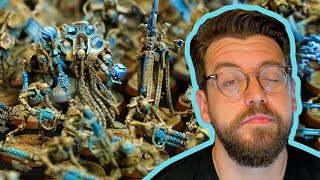 I stayed up for 27 hours to paint a 5000 point Necron army [upl. by Nyltyak]