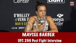 Maycee Barber wanted to bully amp dominatequot amp that’s what she did wants rematch with Alexa Grasso [upl. by Violetta176]