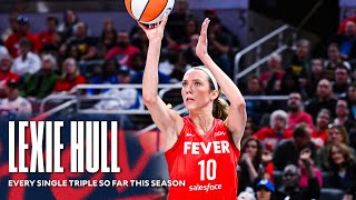 Every Single Lexie Hull Triple So Far This Season  Indiana Fever [upl. by Hanikahs]