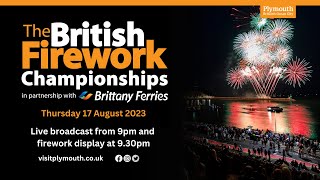 British Firework Championships 2023 – Thursday 17th August Live Stream from 9pm [upl. by Anwahsat]