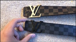 Real Vs Fake Louis Vuitton Belt How To Spot Fakes [upl. by Anahcra]