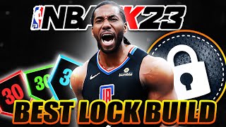 NBA 2K LEAGUE PROFESSIONAL SHOWS THE LOCK BUILD THAT BROKE NBA 2K23 BEST LOCK BUILD IN NBA 2K23 [upl. by Anniken]