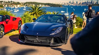 Taking My NLargo Ferrari 812 GTS to Cars and Coffee [upl. by Enilraep]