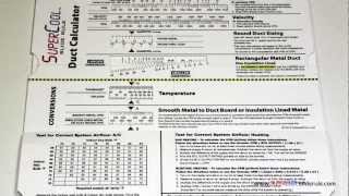 Duct Size  How to size a Duct System for a House [upl. by Damales]