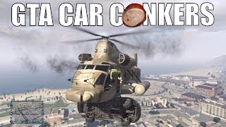 GTA Online Car Conkers  Fun With Cargobob [upl. by Nnayelsel]