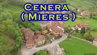 Cenera  Mieres del Camino  a vista de drone [upl. by Conal719]