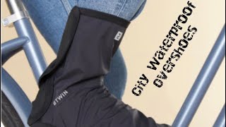 Decathlon 900 City Cycling Waterproof Overshoes [upl. by Gahl46]