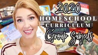 Homeschool Curriculum 2020 \\ Group Subjects for Five kids [upl. by Nosnek]