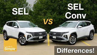 2025 Hyundai Tucson SEL vs SEL Convenience  Side by Side Trim Comparison [upl. by Bridges]