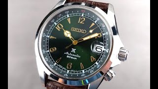 Seiko Alpinist Green Dial SBDC091 Seiko Watch Review [upl. by Jaclyn]