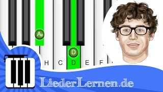 Tim Bendzko  Keine Maschine  Klavier lernen  Musiknoten  Akkorde [upl. by Edlihtam]