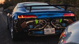 1300 HP Audi R8 Twin Turbo Build [upl. by Ahseirej]