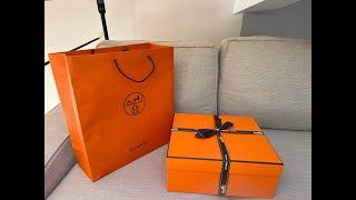 Hermès Unboxing [upl. by Yrrok]