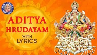 Aditya Hrudayam Stotram Full With Lyrics  आदित्य हृदयम  Powerful Mantra From Ramayana  Mantra [upl. by Airahs836]