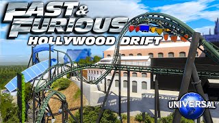 FAST amp FURIOUS DRIFTING COASTER  Universal Hollywood 2026  POV [upl. by Alleunam248]