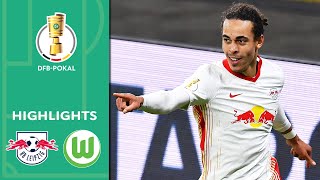 Poulsen amp Hwang for the Win  Leipzig vs Wolfsburg 20  Highlights  DFBPokal Quarter Finals [upl. by Orland]